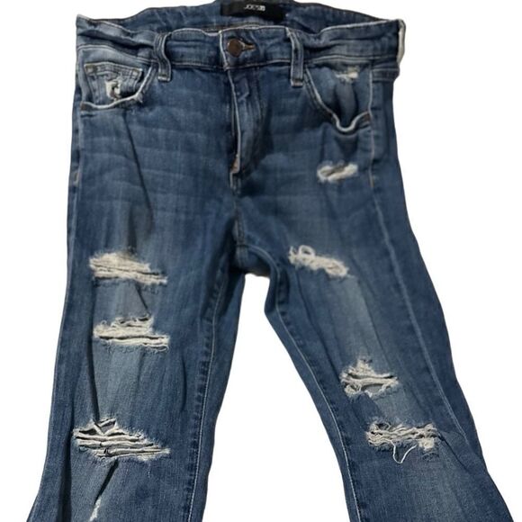 Joes jeans distressed size 27 slim crop - Picture 2 of 4